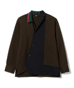 kolor / アシンメトリー レイヤードジャケット