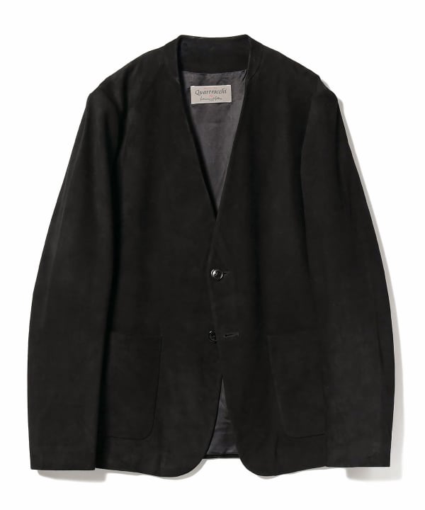 専用　QUATTROCCHI / ゴートスエード ノーラペル ジャケット International Gallery BEAMS（インターナショナルギャラリー ビームス