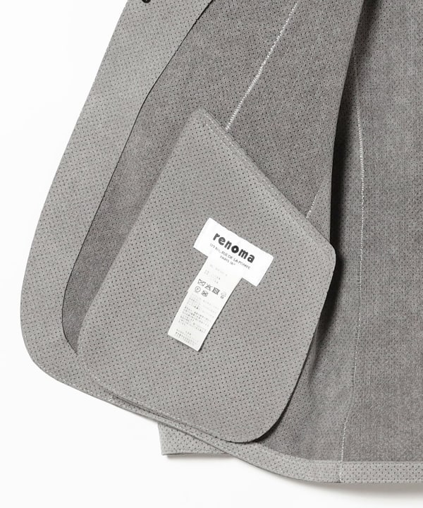 【新品未使用タグ付き】renoma ジャケット ブラック/ホワイト Lサイズ International Gallery BEAMS（インターナショナルギャラリー ビームス