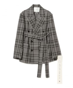 SETCHU / ORIGAMI タータンチェック ジャケット