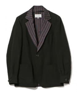 〈MEN〉Maison Margiela / ストライプラペル 2Bジャケット