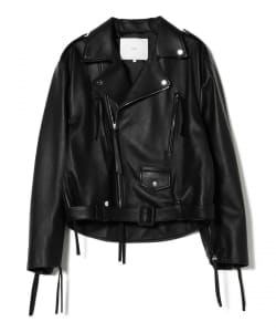 SETCHU / ロングジップスリーブ バイカージャケット