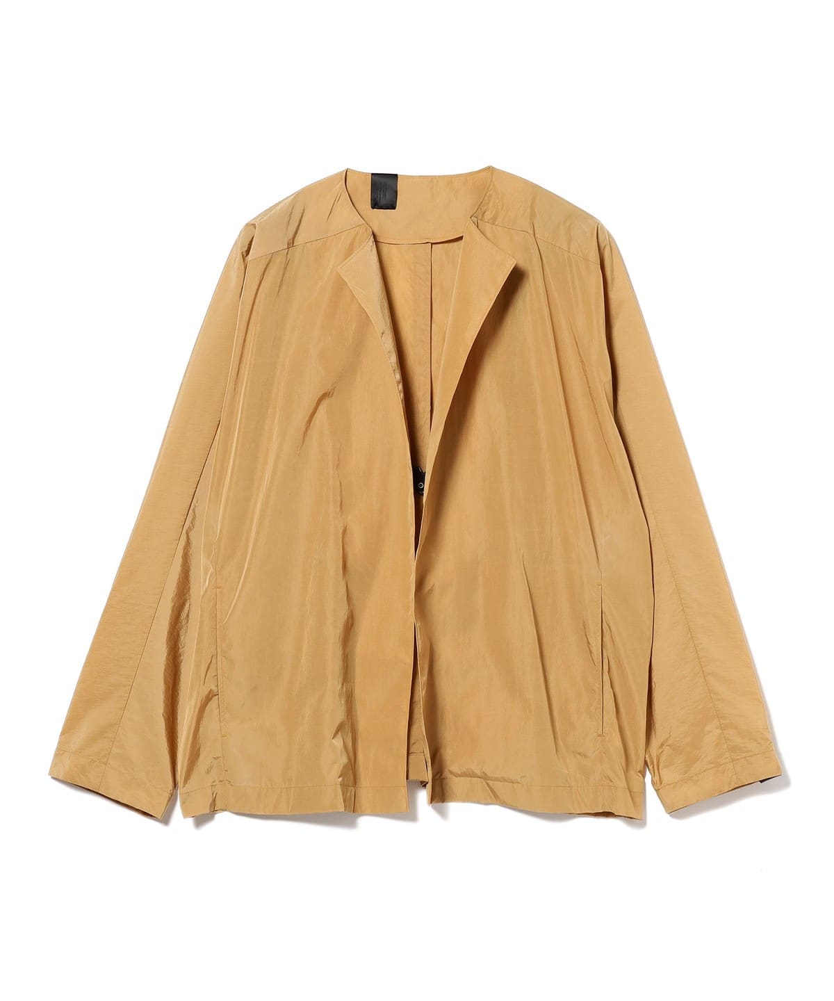 【4/10再値下げ】N. HOOLYWOOD エヌハリウッド / ナイロンタフタ ノーカラーブルゾン ブルゾン MEN BEIGE 36/S 【4/10再値下げ】N. HOOLYWOOD エヌハリウッド / ナイロンタフタ ノーカラーブルゾン ブルゾン MEN BEIGE 36/S