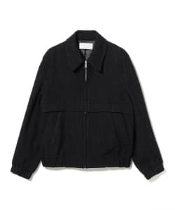 ▲ENCOMING / ウールミックス パネル ショート ブルゾン