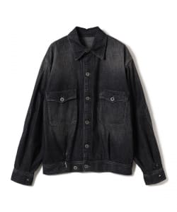 〈MEN〉Maison Margiela / ディストレスト ブラックデニム ジャケット