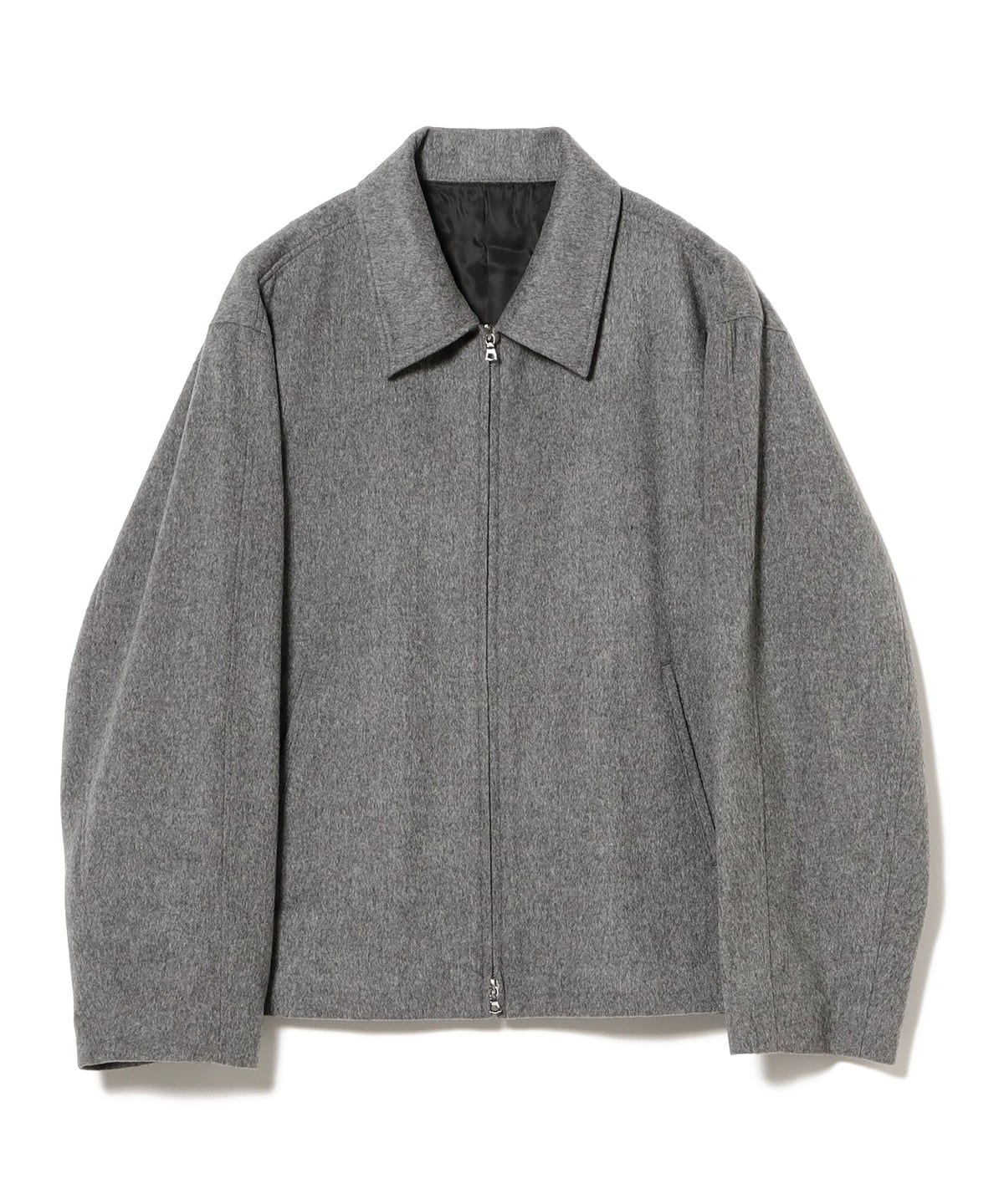 ssstein / ウールカシミヤ ジップ ショート ジャケット ST.1228 ブルゾン MEN GREY M ssstein / ウールカシミヤ ジップ ショート ジャケット ST.1228 ブルゾン MEN GREY M