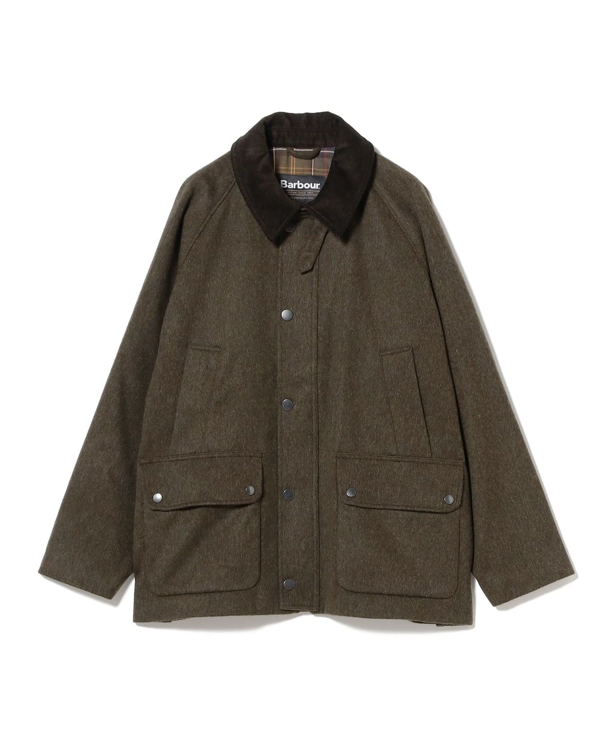 Barbour バブアー / Heritage+ MODIFIED BEDALE ウール ジャケット ブルゾン MEN OLIVE S
