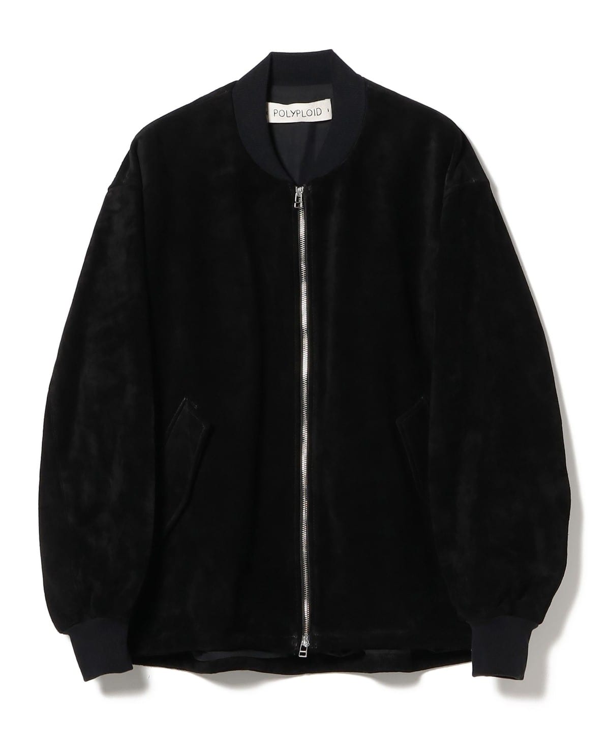 POLYPLOID / スエード ボンバー ジャケット B ブルゾン MEN BLACK 3