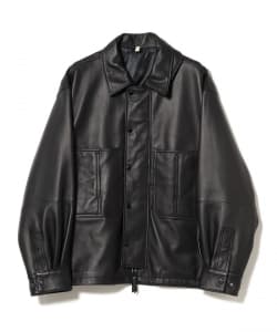 CCU / シープレザー カバーオール シャツ