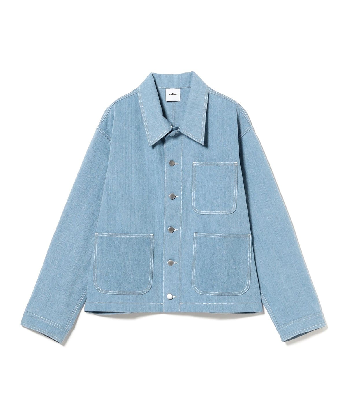 Colbo / Steam デニム ジャケット ブルゾン MEN DENIM SKY BLUE M Colbo / Steam デニム ジャケット ブルゾン MEN DENIM SKY BLUE M