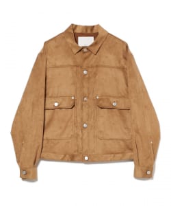 ES:S / フェイクスエード トラック ジャケット