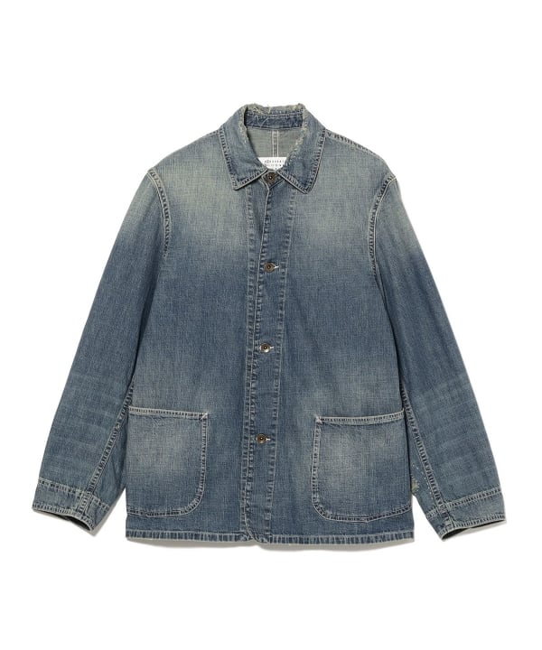 〈MEN〉Maison Margiela / デニム ギャバン ジャケット こだわりのヴィンテージ加工