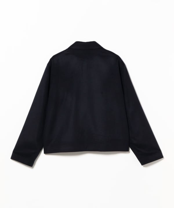 QUATTROCCHI / ウールカシミヤ ジップ ショート ブルゾン