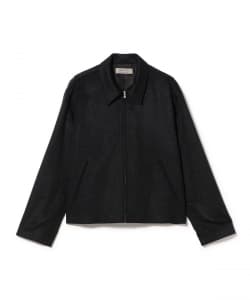 QUATTROCCHI / ウールカシミヤ ジップ ショート ブルゾン