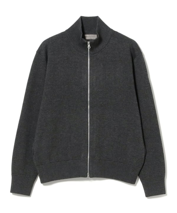 QUATTROCCHI / コットンカシミヤ ドライバーズ ニット すっきりとしたシルエットに袖山を高く設定