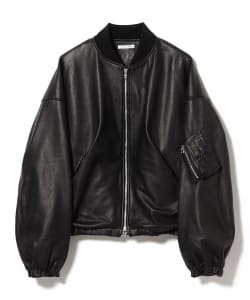 BIBLIOTHERK / ディアスキン ドロップショルダー MA-1