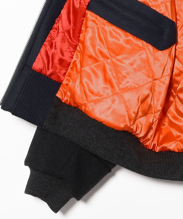 〈MEN〉Maison Margiela / SPLICED ウール ボンバー ジャケット