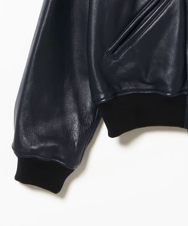 REVERBERATE / Leather Blouson Double