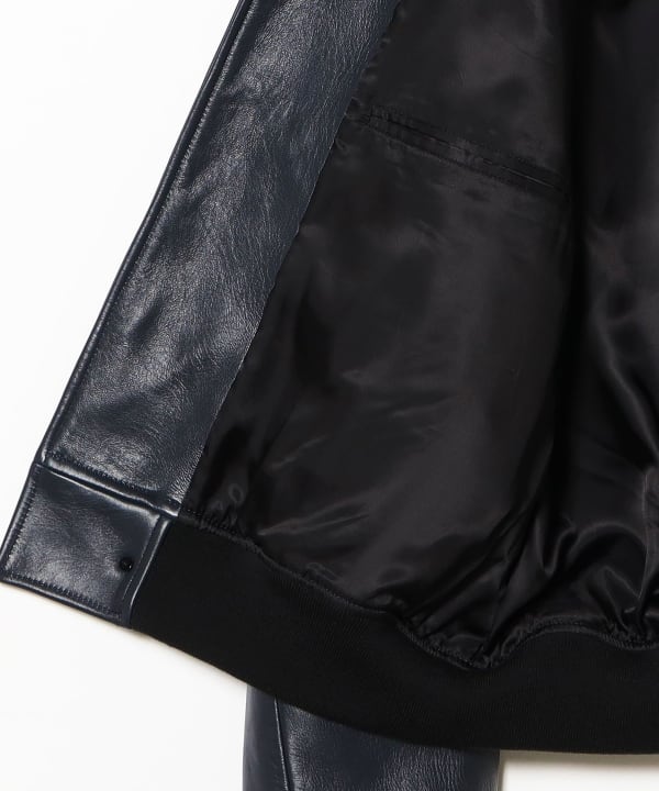 REVERBERATE / Leather Blouson Double