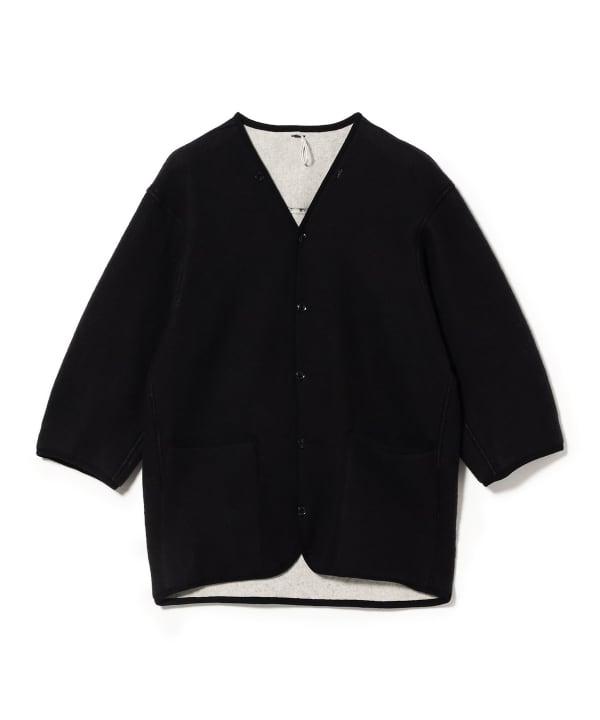 m's braque / コットンウール オーバー シャツ 単体でも着用可能なデタッチャブルライナー