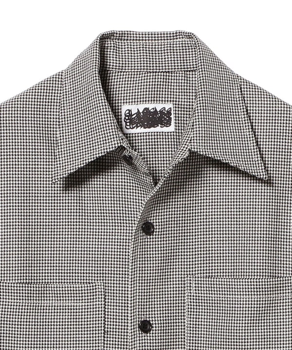 CLASS / Wool Houndstooth Shirt Jacket