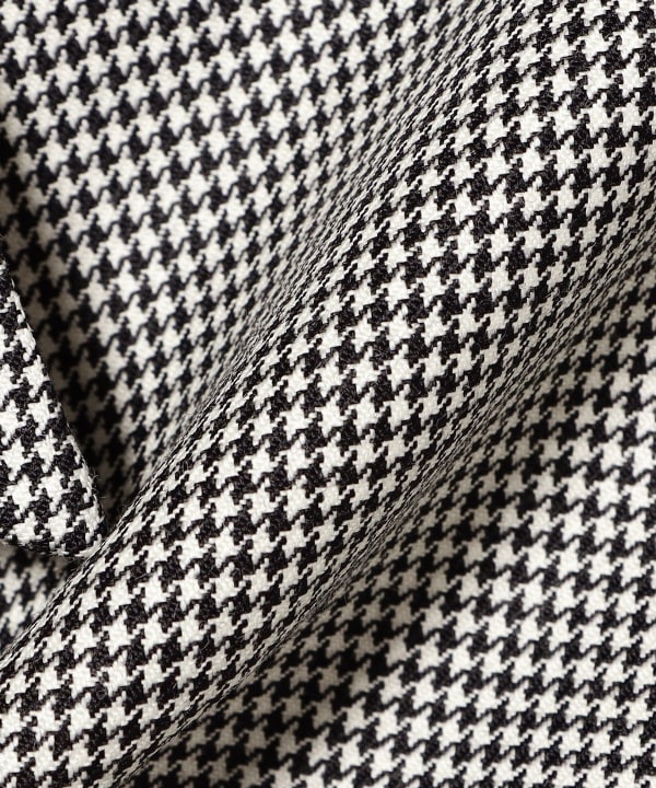 CLASS / Wool Houndstooth Shirt Jacket made from wool by DORMEUIL.