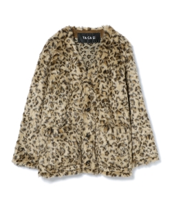 ▲TA CA Si / フェイクファー カーディガン