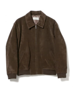 ▲Editions M.R / COLLEGE ヌバックレザー ジャケット