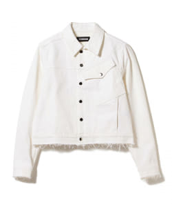 ▲LOUIS GABRIEL NOUCHI / ホワイトデニム ショートジャケット