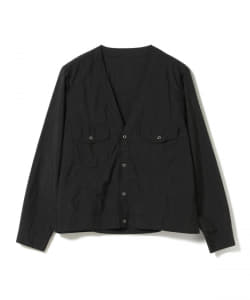 ▲PHINGERIN / フェザー ポケッタブル ナイロン カーディガン