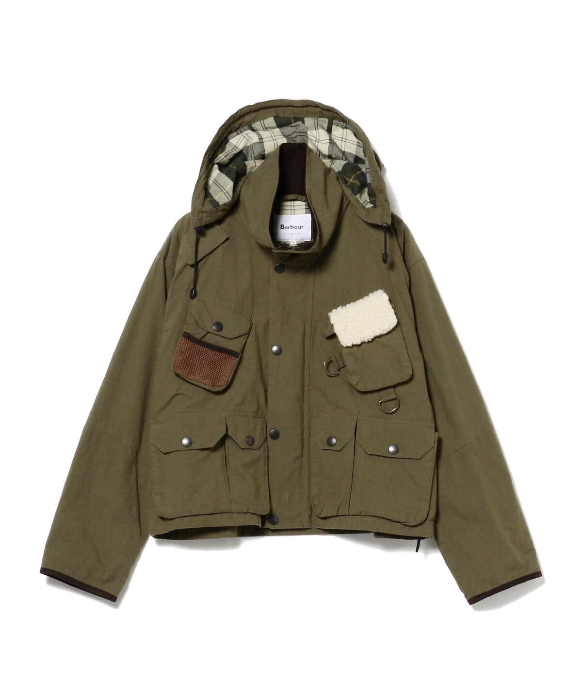 BEAMS 別注 Barbour SPEY JACKET 40 ブラウン-