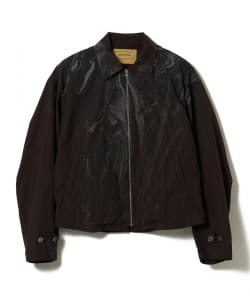 ▲7×7 / マーブルプリント ショートブルゾン