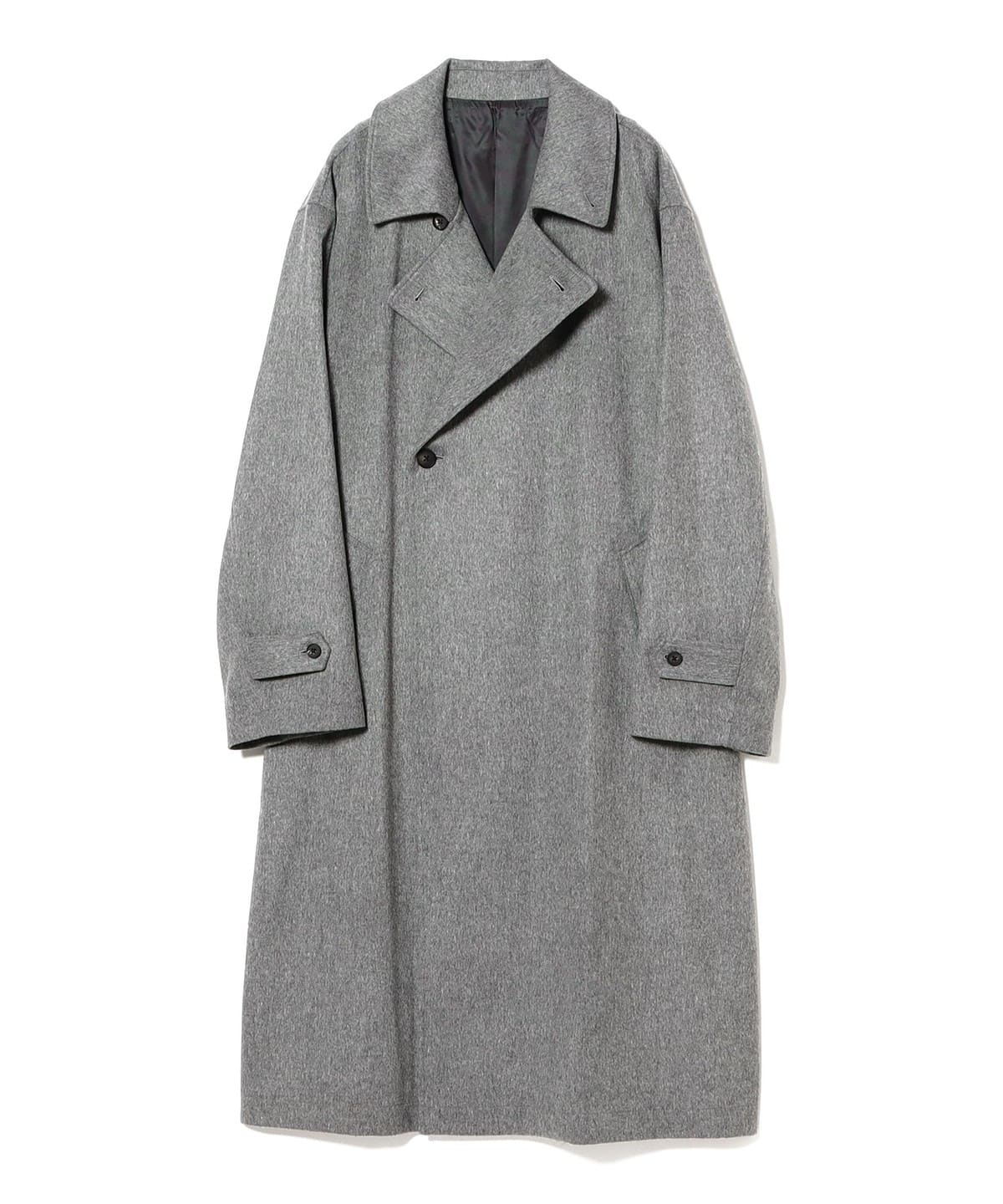 【極美品】HERNO ダブルブレストコート カシミヤ100% 馬蹄 裏地総柄 International Gallery BEAMS（インターナショナルギャラリー