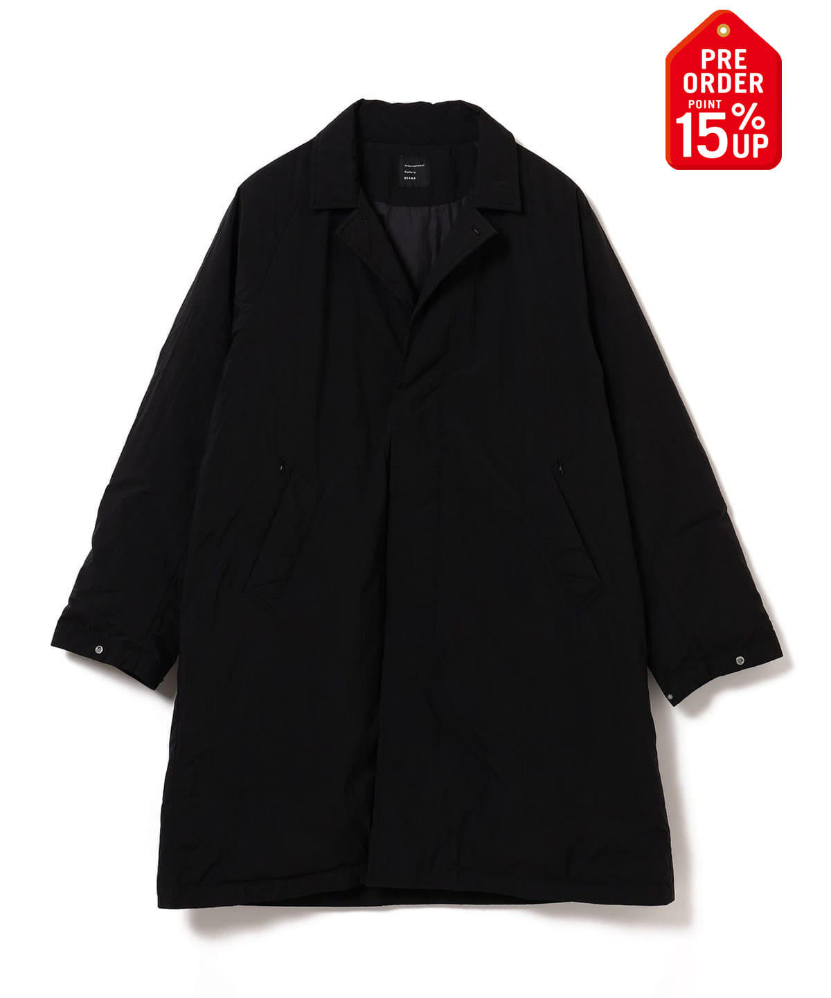 【+15%ポイントUP】【別注】TAION タイオン × IG / シングル ダウンコート コート MEN BLACK L 【+15%ポイントUP】【別注】TAION タイオン × IG / シングル ダウンコート コート MEN BLACK L