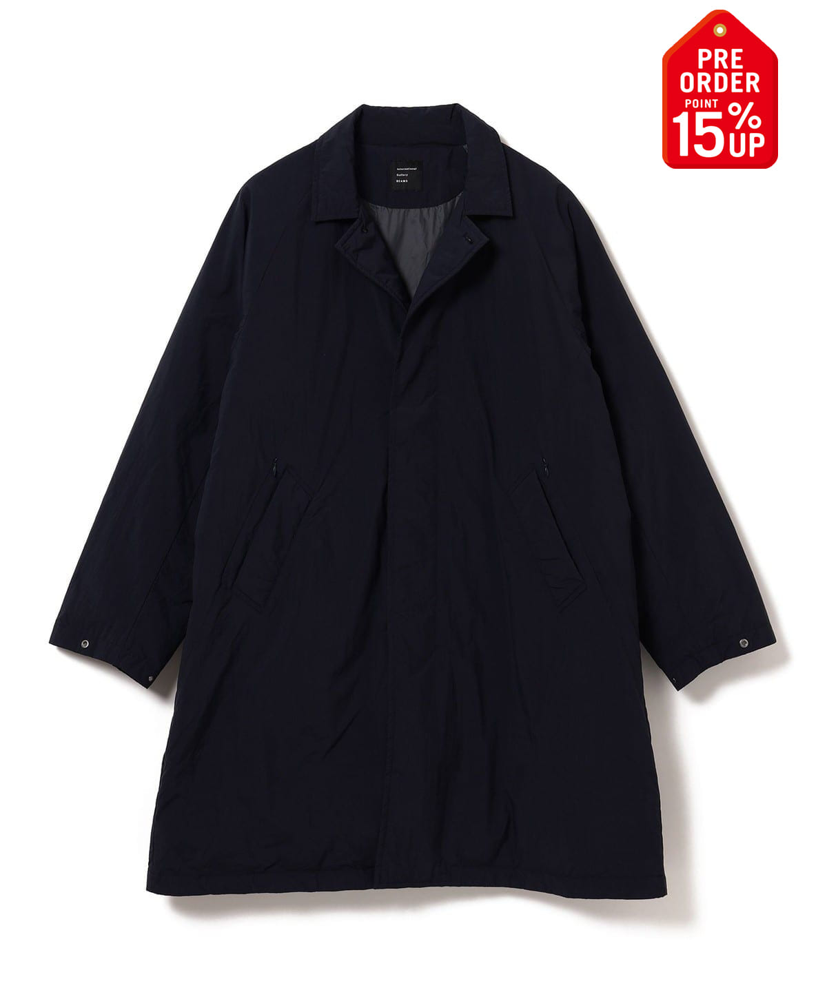 【+15%ポイントUP】【別注】TAION タイオン × IG / シングル ダウンコート コート MEN NAVY M 【+15%ポイントUP】【別注】TAION タイオン × IG / シングル ダウンコート コート MEN NAVY M