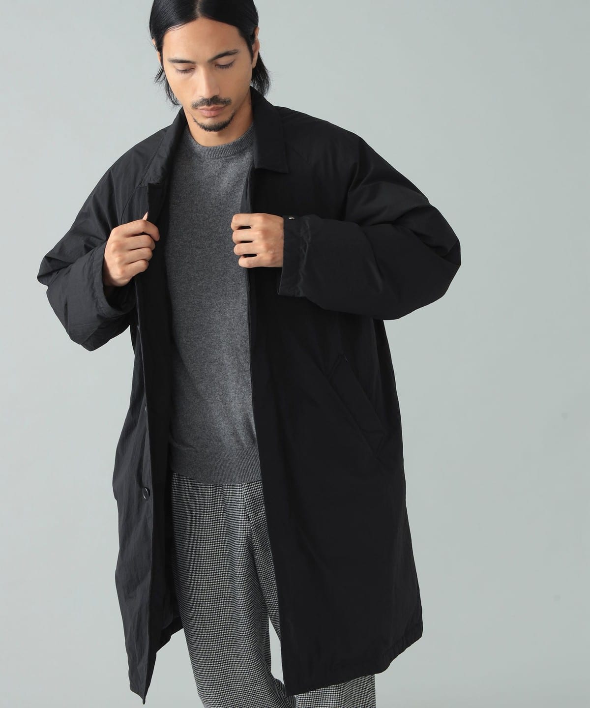 WEB完売 BEAMS 別注 TAION リバーシブル ダウン ロング M 黒 beams TAION × IG / 別注 ダウンコート ブラックM 【公式通販】