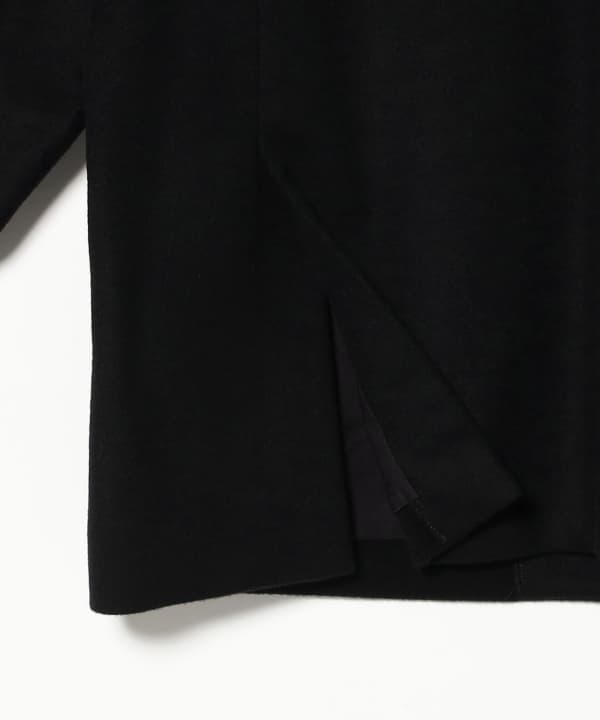 QUATTROCCHI / ウールカシミヤ フライフロント ハーフ コート