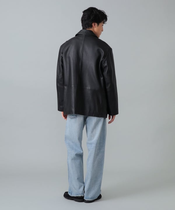 QUATTROCCHI / シープスキン カーコート Model：H183cm　Size：48