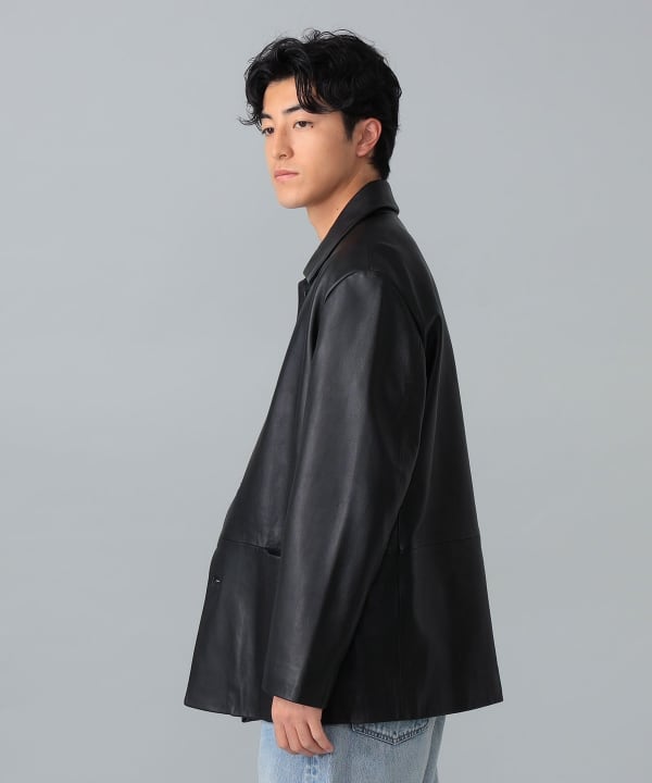 QUATTROCCHI / シープスキン カーコート Model：H183cm　Size：48