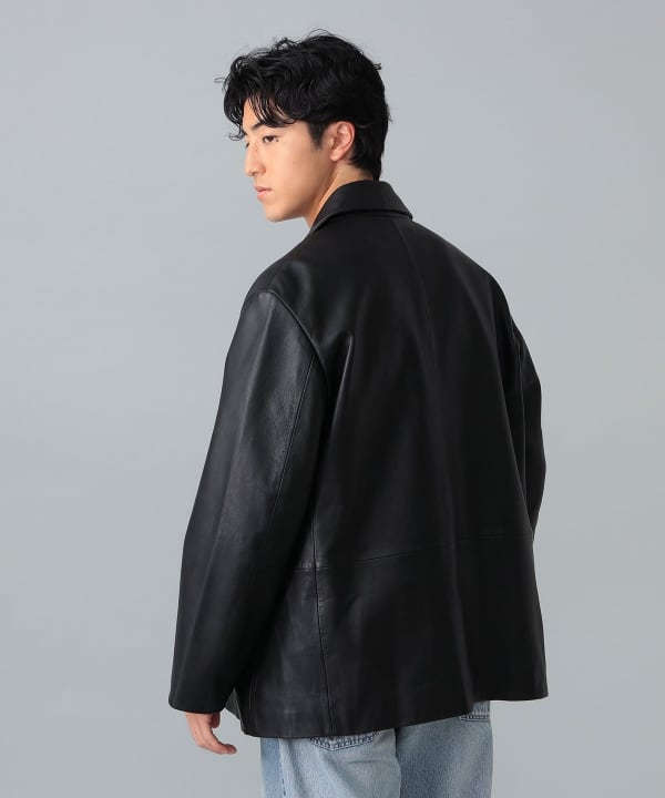 QUATTROCCHI / シープスキン カーコート Model：H183cm　Size：48