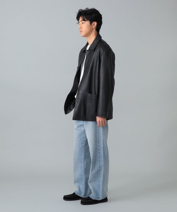 QUATTROCCHI / シープスキン カーコート Model：H183cm　Size：48