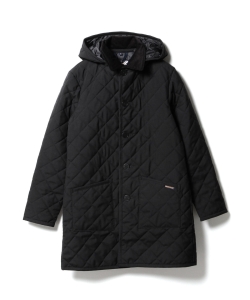 ▲LAVENHAM / 別注 GRINSTEAD フーデッド キルティングコート