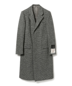 ▲International Gallery BEAMS / コンテンポラリー ハリスツイード チェスターフィールドコート