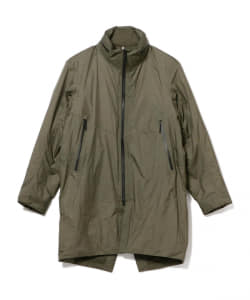 ▲＜MEN＞VEILANCE / MONITOR IS GR COAT インサレーション ロングフーディー