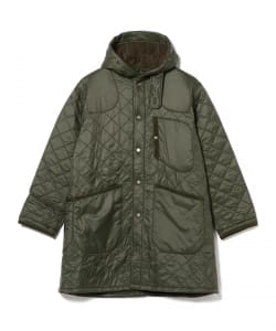 Barbour / Heritage+ キルティング フーデッドコート