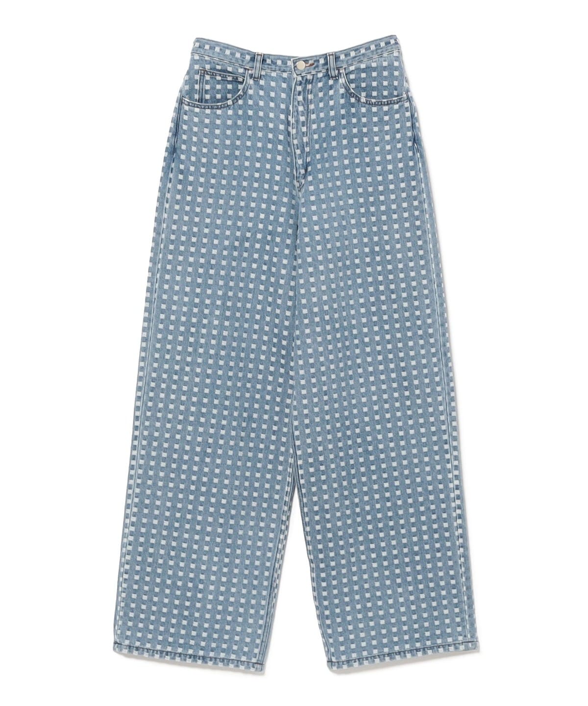 REVERBERATE / グリッドデニム バギーパンツ パンツ MEN SAX 2 REVERBERATE / グリッドデニム バギーパンツ パンツ MEN SAX 2