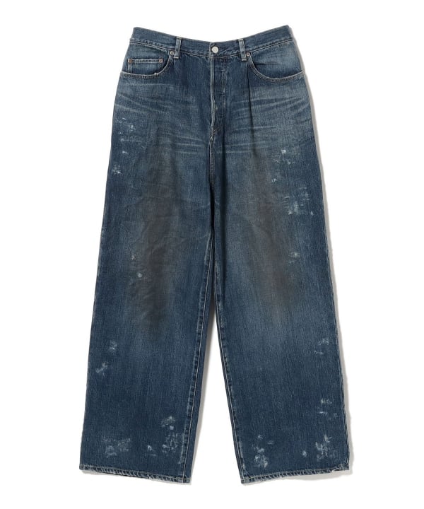 ssstein デニムパンツ ssstein DEFORMATION WIDE ECO DENIM JEANS｜シュタイン デニム