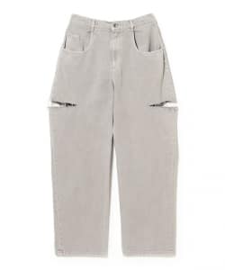 〈MEN〉Maison Margiela / グレーデニム カットアウト ジーンズ