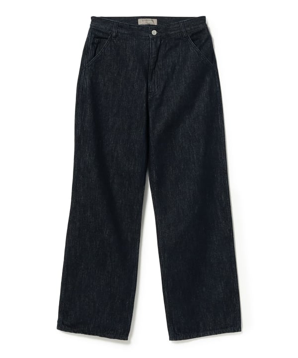 QUATTROCCHI / デニム パンツ ステッチを同色でまとめたミニマルデザイン