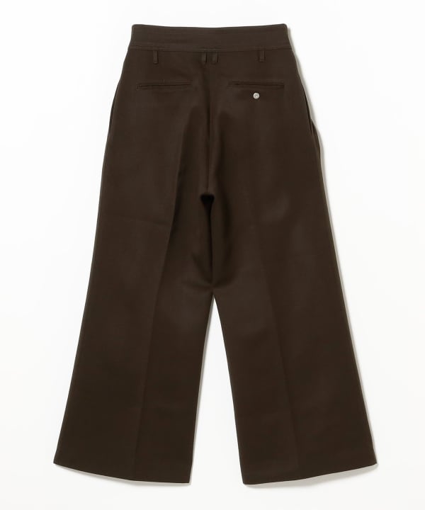 24aw Omar Afridi リーチ プリーツ トラウザーズ パンツ 46 International Gallery BEAMS（インターナショナルギャラリー